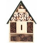 M.A.T. hotel hmyzí 40 x 28 x 8,5 cm, dřevěný / kov. střecha – HobbyKompas.cz
