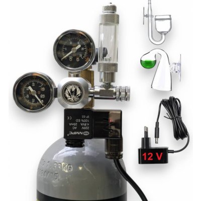 Rataj CO2 set Smart s elektromagnetem + dropchecker a difuzér 2,1 l, 1500 g – Zboží Dáma