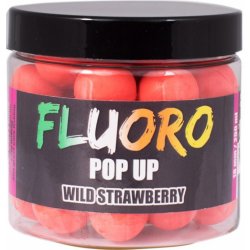 LK Baits POP UP Fluoro Boilies 200ml 18mm Wild Strawberry