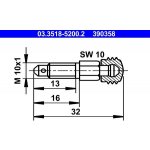 Odvzdusnovaci sroub/ventil ATE 03.3518-5200.2