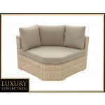 DEOKORK Ratanový rohový díl velký MALIBU cappuccino – Zboží Dáma