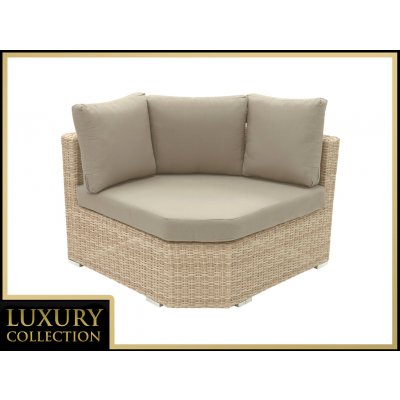 DEOKORK Ratanový rohový díl velký MALIBU cappuccino – Zboží Dáma