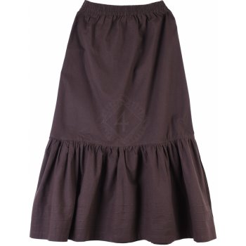 Outfit4Events Středověká spodnice spodnička spodní sukně hnědá