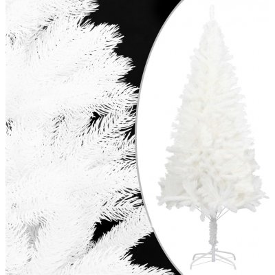 Nabytek XL Umělý vánoční stromek s LED diodami a sadou koulí bílý 150 cm – Zboží Mobilmania
