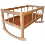 Rappa Kolébka dřevěná 50 x 28 cm – Zboží Dáma