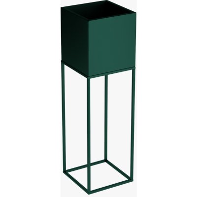 YLD Stojan na květiny kovový 20 x 20 x 67 cm zelená – Sleviste.cz