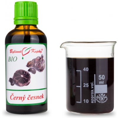 Bylinné kapky BIO Černý česnek BIO tinktura 50 ml – Hledejceny.cz