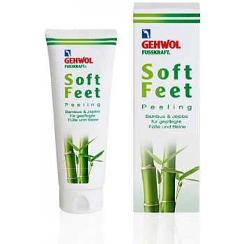 Gehwol Fusskraft Soft Feet Peeling šetrný peelingový krém na nohy a chodidla 125 ml