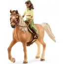 Schleich 42414 Černovláska Sarah na arabské klisně