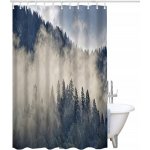4sleep Sprchový závěs 180x200cm - les modrobílý – Hledejceny.cz