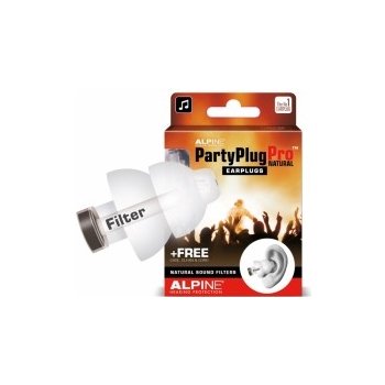 Alpine PartyPlug Pro Natural Chrániče 21 dB 1 pár