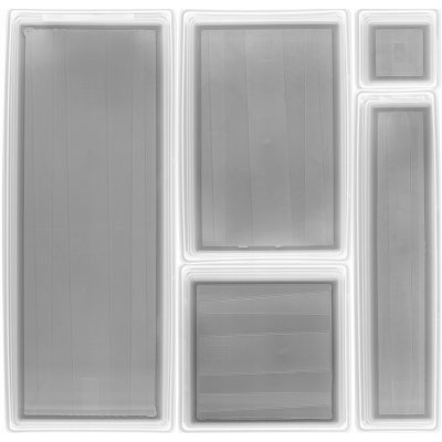 Curver Sistemo 7 Organizér 22,5 x 15,5 x 5 cm transparentní/šedá 10016-A94 – Zbozi.Blesk.cz