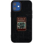 Picasee silikonový černý obal pro Apple iPhone 12 mini - EMERGENCY – Zboží Mobilmania