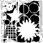 Šablona TCW 6"x6" 15,2x15,2 cm Star and Flower – Sleviste.cz