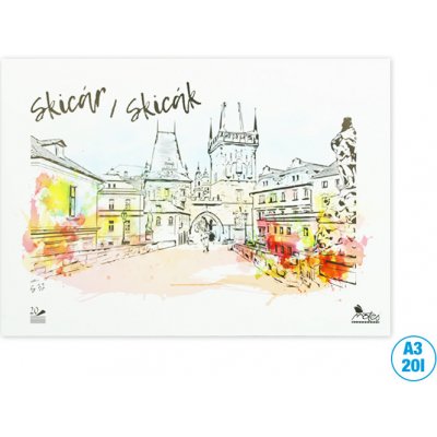 Notes Bohemia Skicák A3 20l S32 – Zboží Dáma