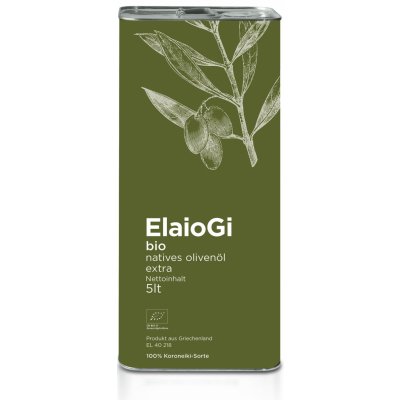 Foufas BIO extra panenský olivový olej ELAIOGI 5000 ml – Zbozi.Blesk.cz