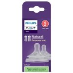 Philips Avent dudlík Natural Response na kaši 2 ks transparentní – Zboží Dáma