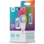 Forever LED žárovka E27 A60 RGB 9W s dálkovým ovládáním bílá – Sleviste.cz