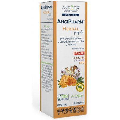 AVROPA AngiPharm Herbal Propolis ústní sprej 30 ml – Zboží Dáma