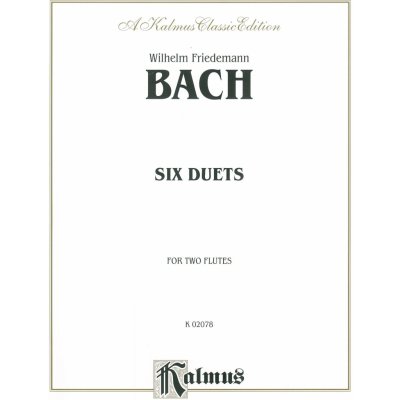 Bach Six Duets šest skladeb pro dvě příčné flétny – Zbozi.Blesk.cz