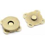 Pro Háčkování Magnetické zapínání 10 mm staromosaz – Zboží Dáma