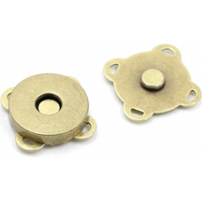 Pro Háčkování Magnetické zapínání 10 mm staromosaz – Zboží Dáma