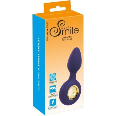 Sweet Smile Anální kolík s 12 vibračními režimy