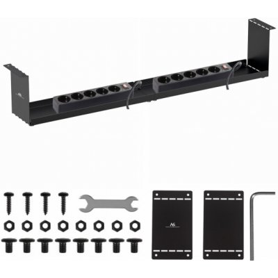 Maclean pod stůl max. zatížení 5 kg černý MC-107 B – Zboží Živě