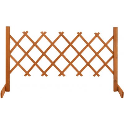 Nabytek XL Zahradní trelážový plot oranžový 120 x 60 cm masivní jedle – Zboží Mobilmania