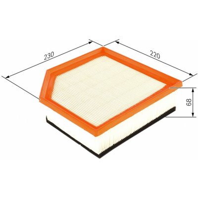 Vzduchový filtr BOSCH F 026 400 451 – Hledejceny.cz