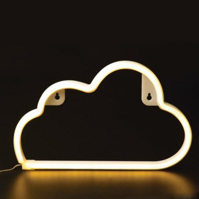 ACA Lighting Neonová lampička Mráček žlutá barva 3x AA baterie – Hledejceny.cz