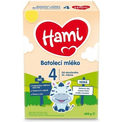 HAMI 4 Batolecí mléko 600g