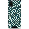 Pouzdro a kryt na mobilní telefon Samsung Mobiwear Glossy Samsung Galaxy A71 GA61G Béžové linky