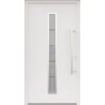 ARON vchodové dveře 3161-2 bílé 100 x 200 cm P – Hledejceny.cz