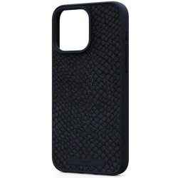 Pouzdro Njord Salmon Leather Magsafe Case iPhone 15 Pro Max černé