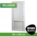 SKLADOVÁ-OKNA REHAU Smartline+ Bílá levé 88 x 208 cm – Hledejceny.cz