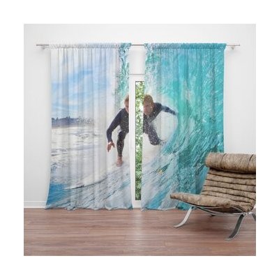 Sablio Závěs Surfař na vlně: 2ks 140x250cm – Hledejceny.cz