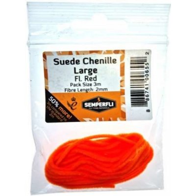 Semperfli Šenylka Suede Chenille Large Fl Red 2mm – Hledejceny.cz