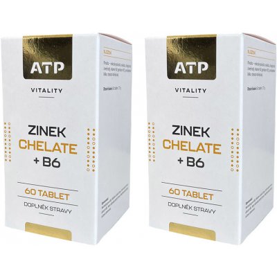 ATP Vitality Zinek Chelate + B6 60 tablet – Hledejceny.cz