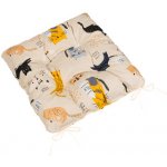 Bellatex Adéla prošívaný žlutá, béžová, černá, šedá 40x40 cm prošívaný Kočka – Zboží Dáma Bellatex Adéla prošívaný žlutá, béžová, černá, šedá 40x40 cm prošívaný Kočka – Zboží Dáma