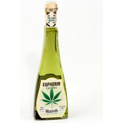 Hill's Euphoria Absinth Cannabis 70% 0,05 l (holá láhev) – Zbozi.Blesk.cz