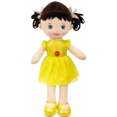 Mikrotrading Viktorka hadrová žlutá 32 cm česky mluvící – Zboží Mobilmania