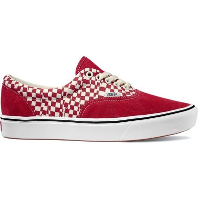 Vans boty ComfyCush Era TEAR CHECK červená – Zboží Mobilmania