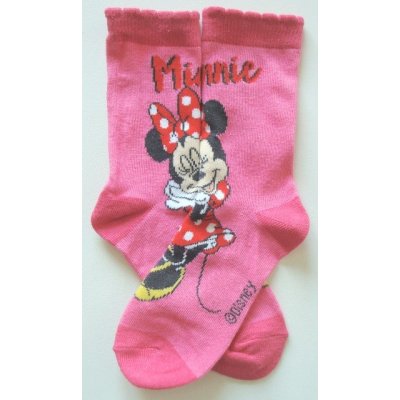 Minnie Krásné originální dětské ponožky pro holky světle růžové