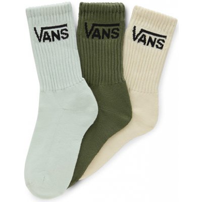 Vans ponožky CLASSIC CREW WMNS 3PK Pale Aqua – Hledejceny.cz