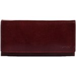 Lagen Dámská dlouhá peněženka kožená V 102 B bordová – Zboží Mobilmania
