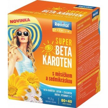 Revital Super Beta-karoroten měsíček + sedmikráska 120 tablet