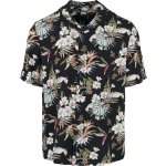 Urban Classics Viscose AOP Resort shirt blacktropical – Sleviste.cz