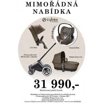 Cybex Set Priam All Terrain 2017 + Cloud Q Plus cashmir beige