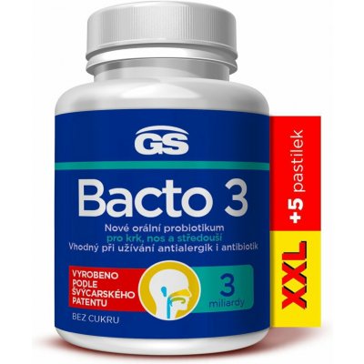 GS Bacto 3 20 pastilek – Hledejceny.cz